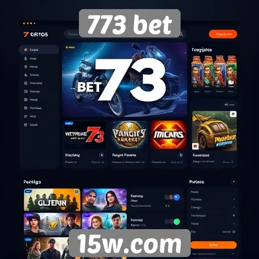 Interface do site 773 bet é amigável e intuitiva