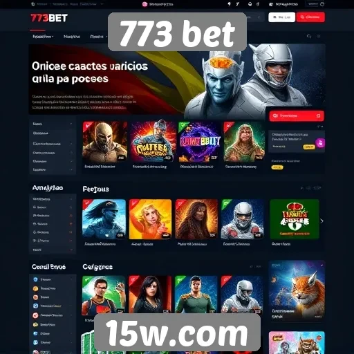 Facilidade de navegação na plataforma 773 bet